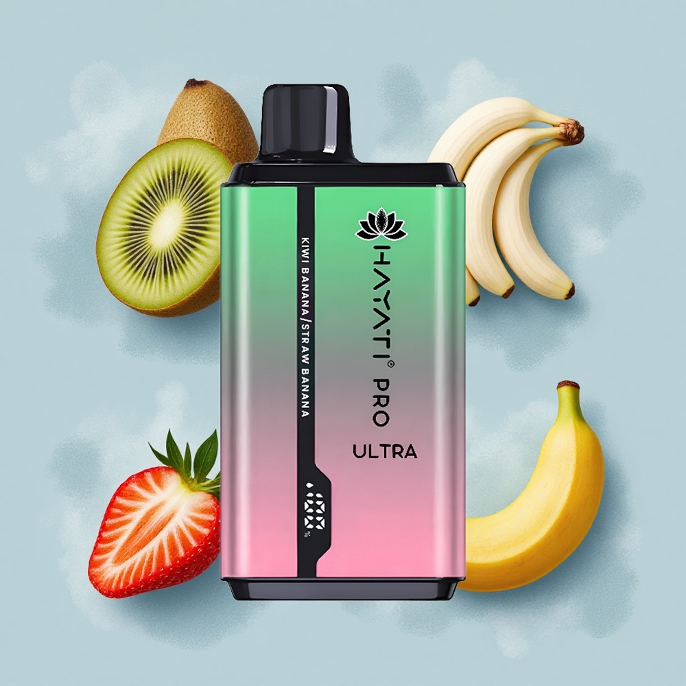Hayati Pro Ultra 15000 Puffs Киви Банан Ягода Банан 850mAh 24ml 2%