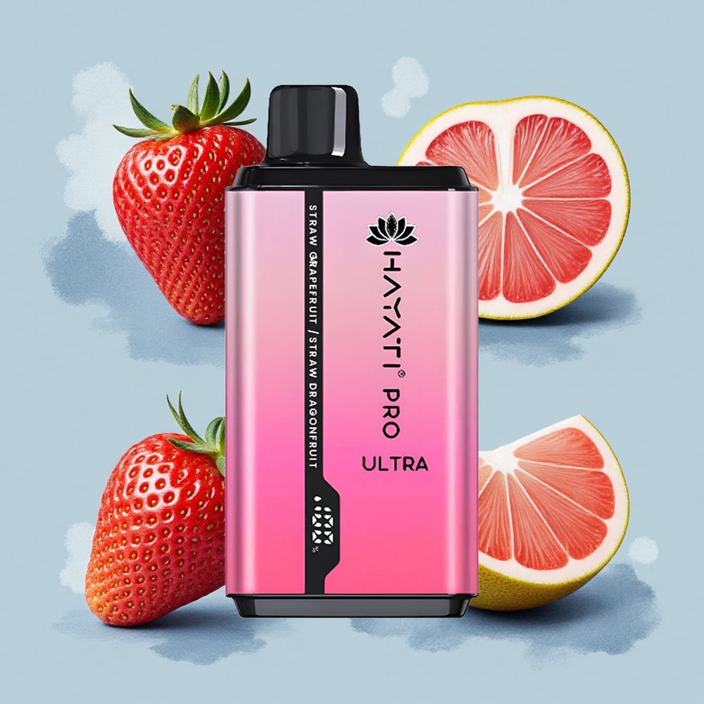 Hayati Pro Ultra 15000 Puffs Ягода Грейпфрут Ягода Драконов Плод 850mAh 24ml 2%