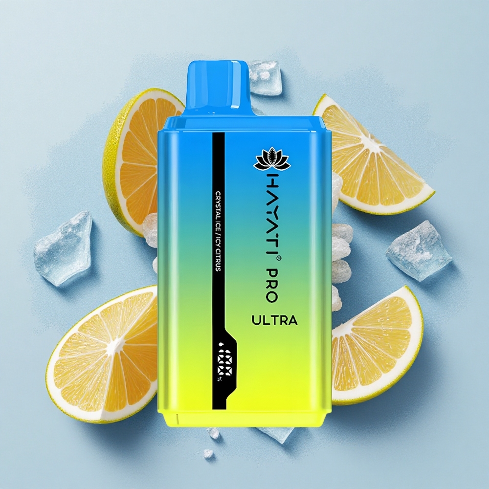 Hayati Pro Ultra 15000 Puffs Кристален Лед Цитрусови 850mAh 24ml