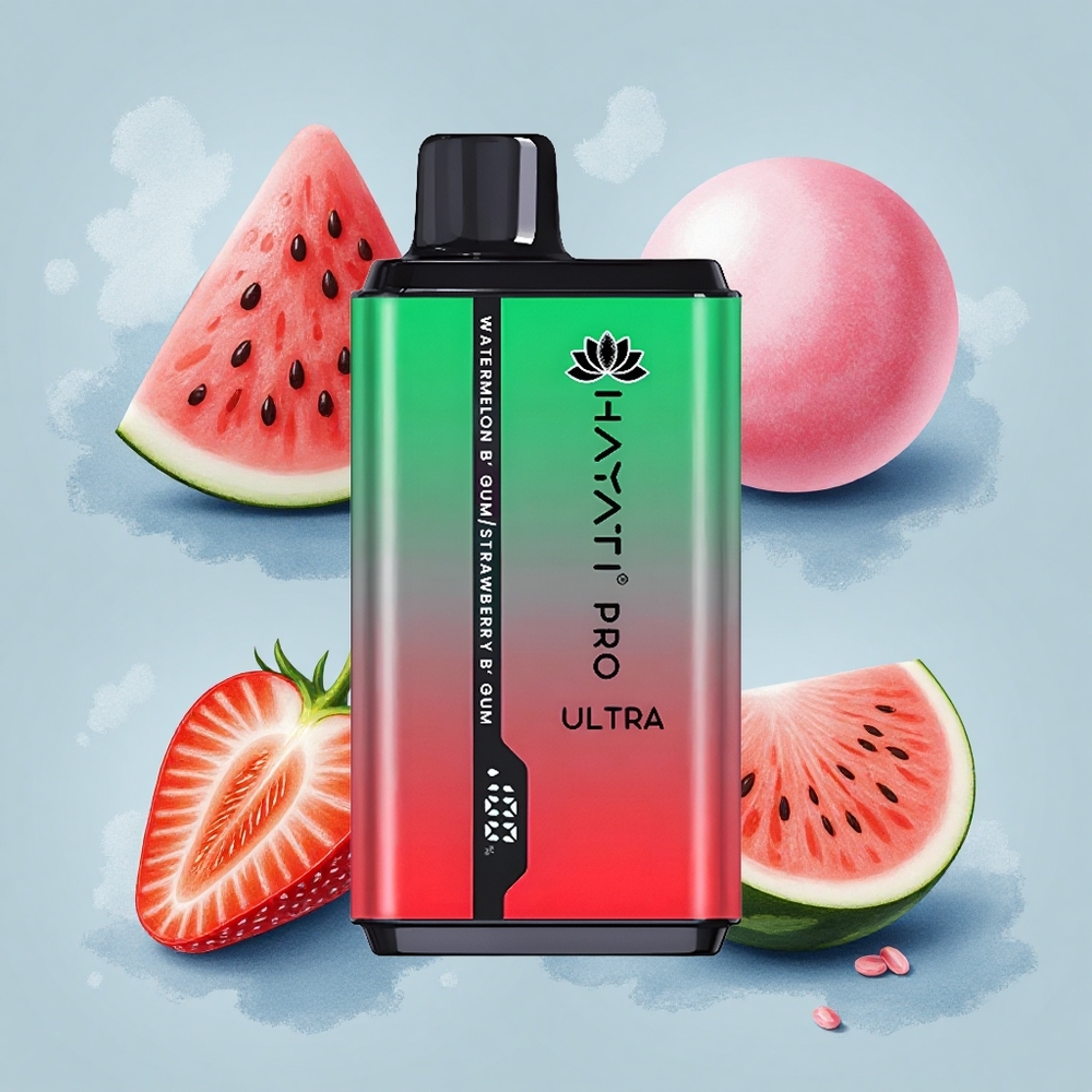 Hayati Pro Ultra 15000 Puffs Диня Дъвка Ягода Дъвка 850mAh 24ml