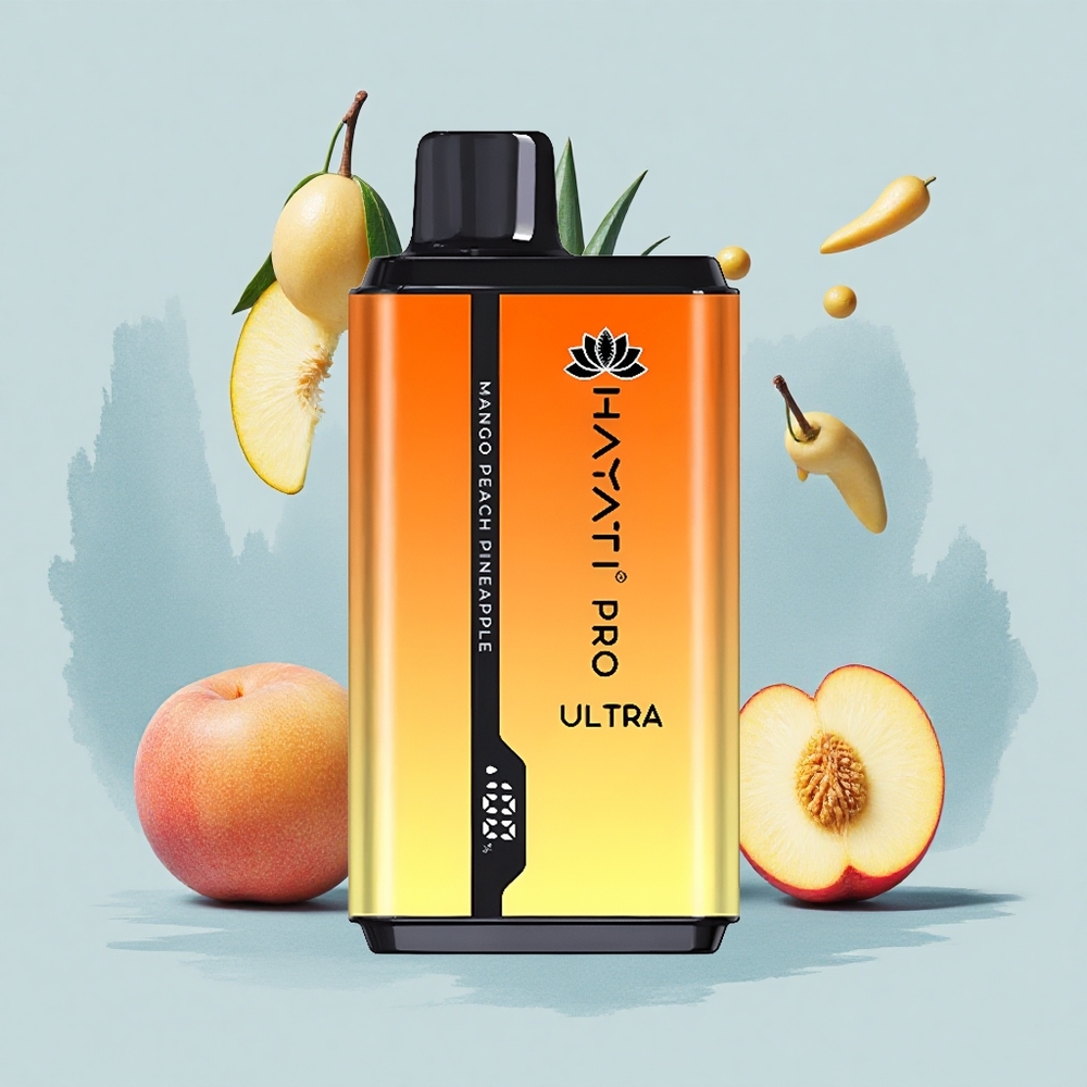 Hayati Pro Ultra 15000 Puffs Манго Праскова Ананас 850mAh 24ml