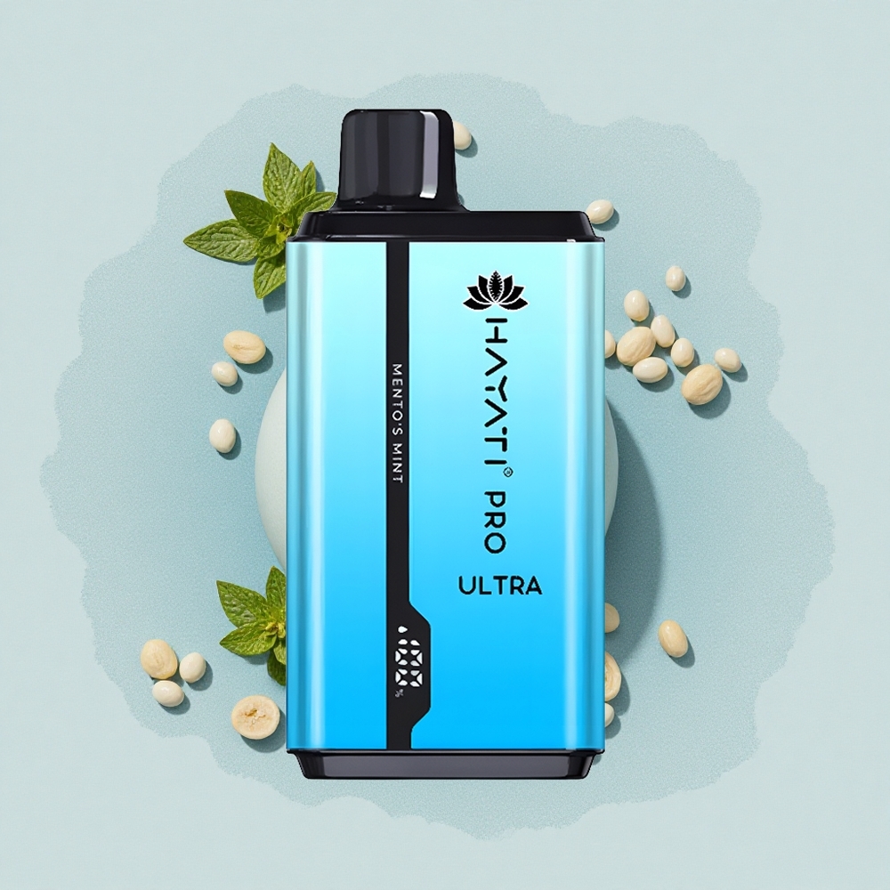 Hayati Pro Ultra 15000 Puffs Менто'S Мента Ултра 15000 Пуфове 49 Вкуса