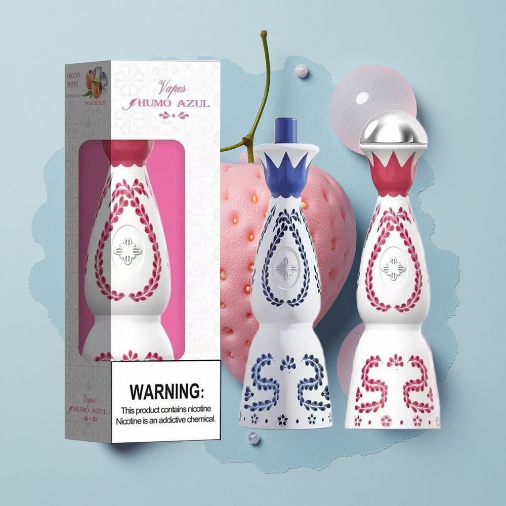 Humo Azul 15000 Puffs Ягодова дъвка с мрежеста намотка 1.0ohm и 500mAh батерия