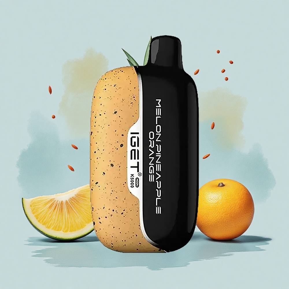 IGET Moon K5000 Puffs Пъпеш Ананас Портокал 5000 Пуфа 1.35 Ом