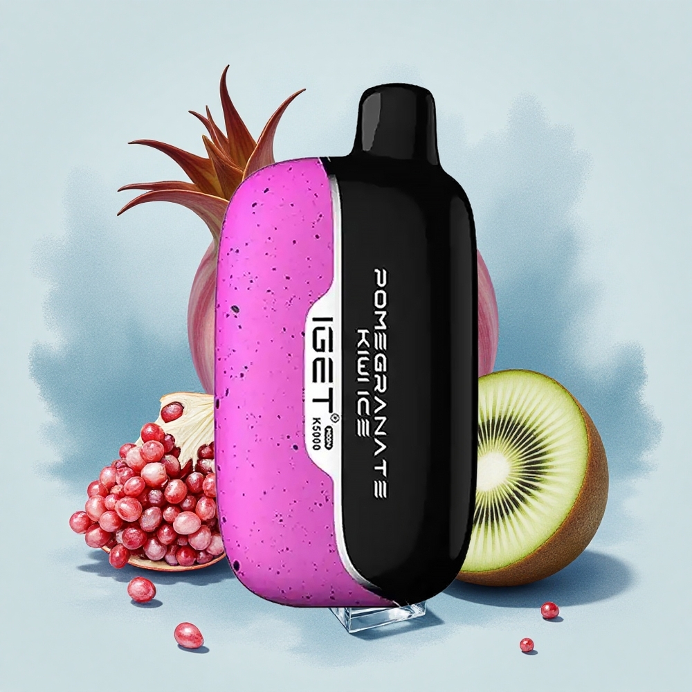 IGET Moon K5000 Puffs Нар Киви Лед 5000 Вдишвания 1.35 Ом