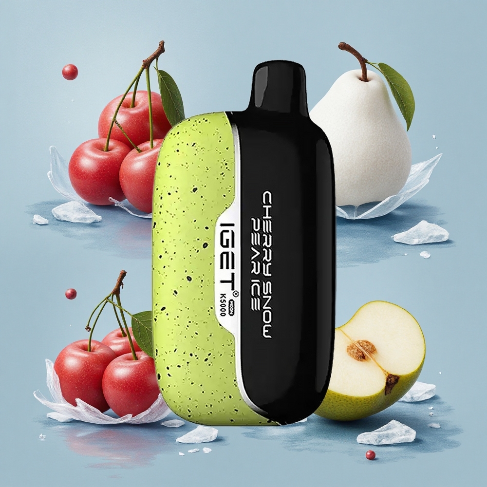 IGET Moon K5000 Puffs Черешов Сняг Круша Лед 81.5g PC 1.35 Ohm