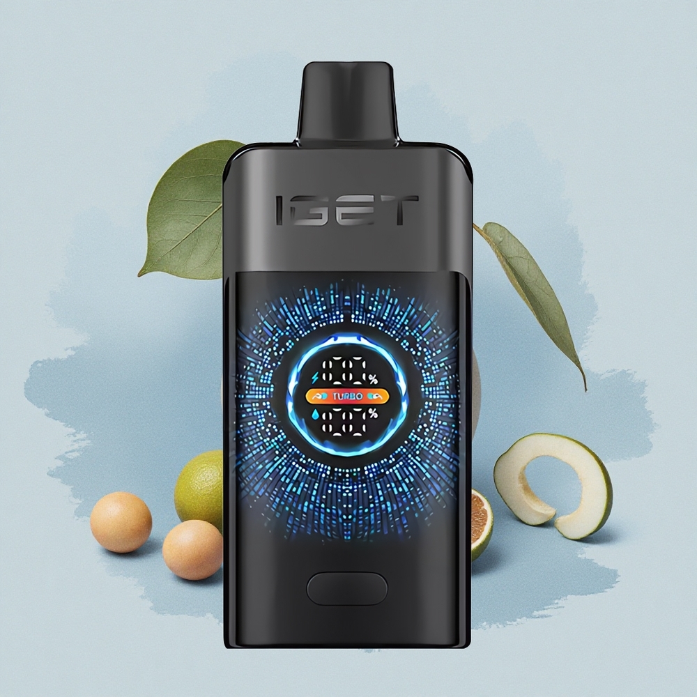 IGET ONE 12000 Puffs Черна гора 2700 mAh Двойна мрежа
