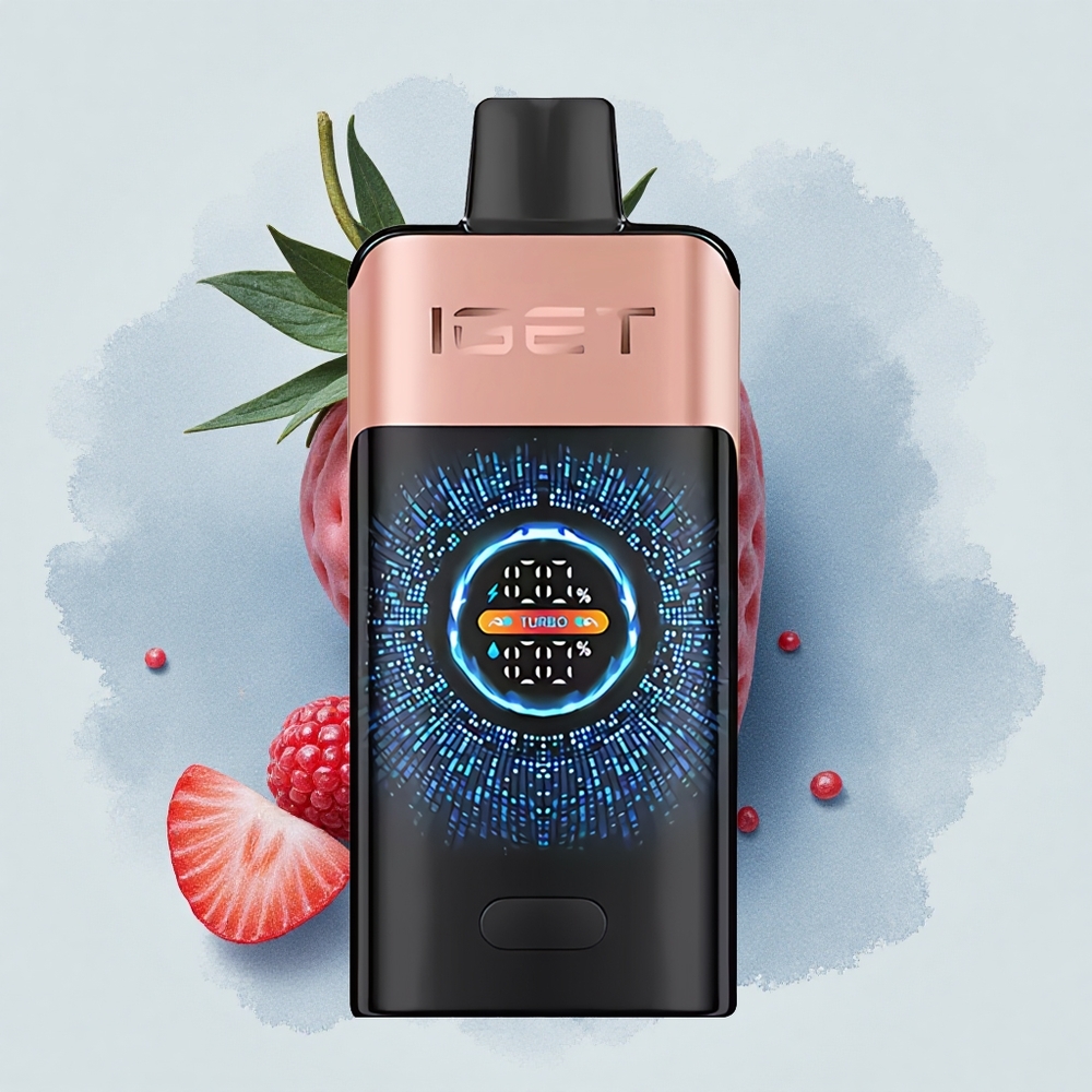 IGET ONE 12000 Puffs Ягода Малина Двойна Грижа 2700 mAh