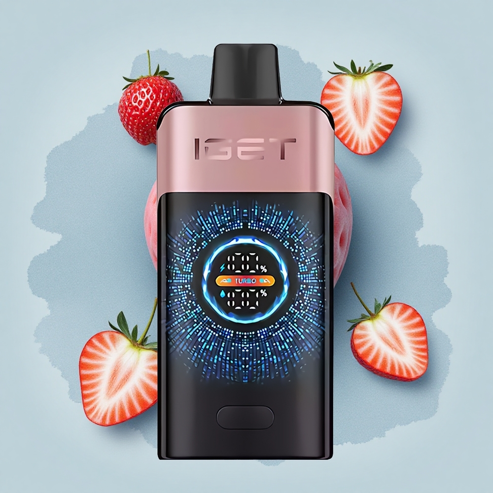 IGET ONE 12000 Puffs Чупа Чупс Ягодов Двойна Мрежа Голям Екран