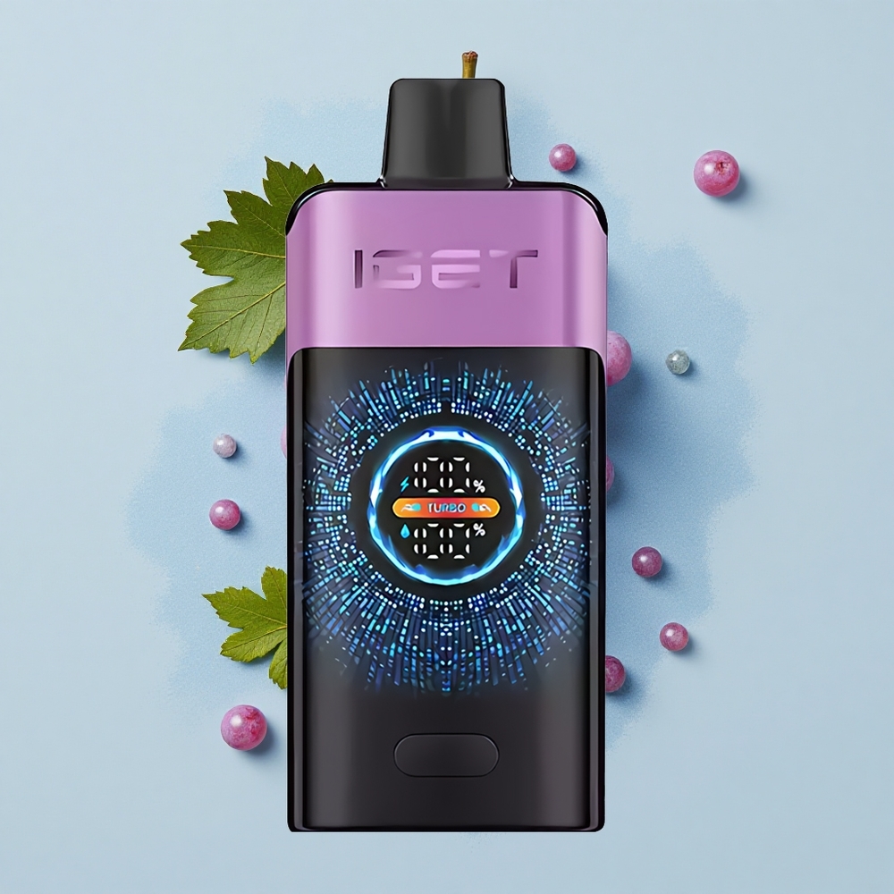 IGET ONE 12000 Puffs Гроздови Чупа Чупов с двойна мрежа и извит екран
