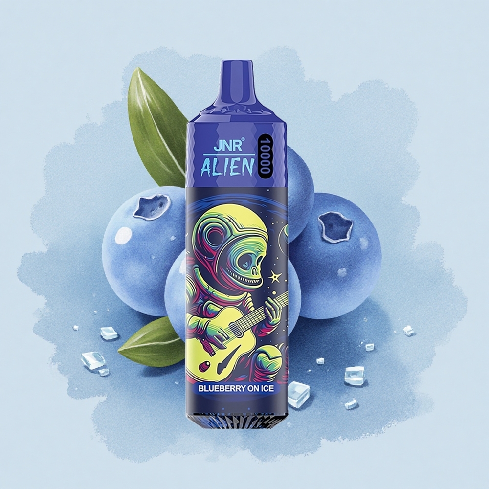 JNR Alien 10000 Боровинка На Лед с RGB Осветление и 20мл Течност