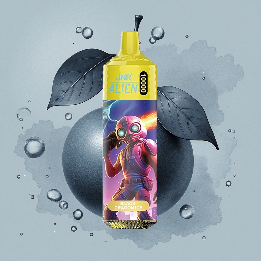 JNR Alien 10000 Черен Дракон Лед RGB 20мл Мрежов Намотка