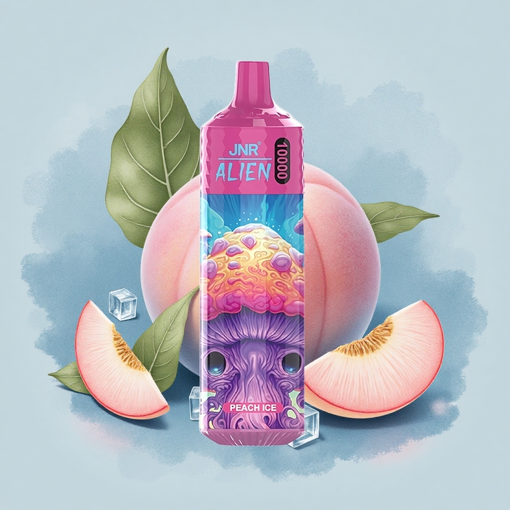 JNR Alien 10000 Праскова Лед RGB 850mAh