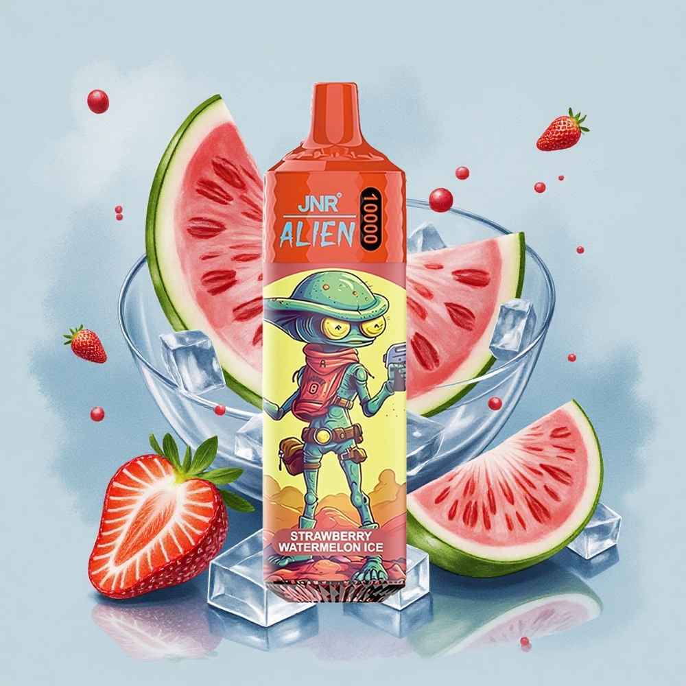 JNR Alien 10000 Ягода Диня Лед с RGB светлина и 850mAh батерия