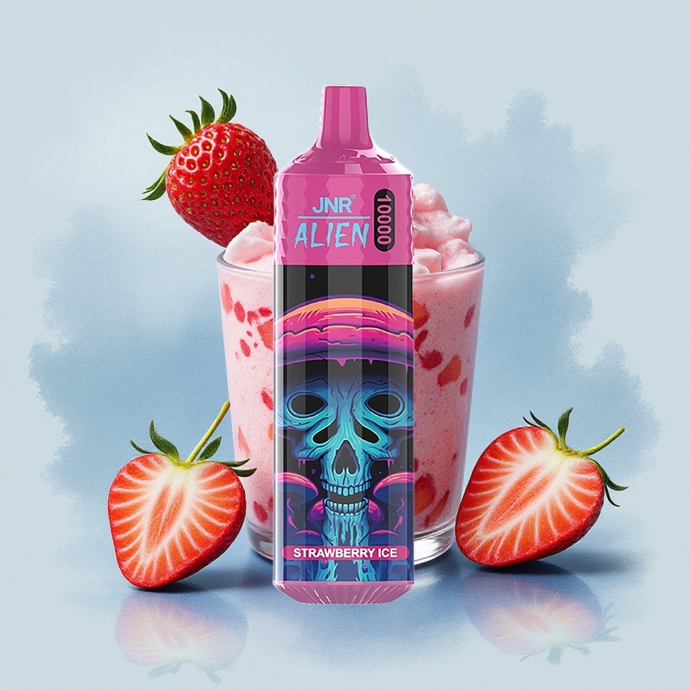 JNR Alien 10000 Ягода Лед RGB Спортен 850mAh