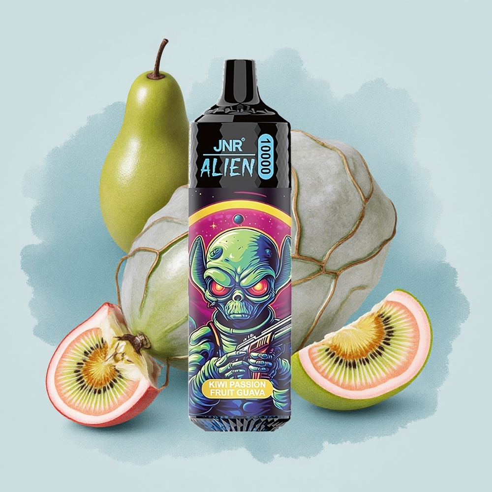 JNR Alien 10000 Киви Пъшън Фрут Гуава RGB Тип-C Спортен Дизайн