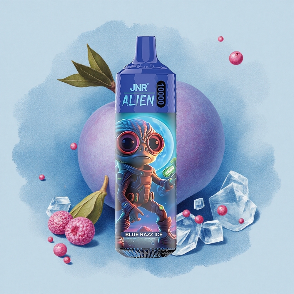 JNR Alien 10000 Синьо Малинов Лед RGB Мех Спирала