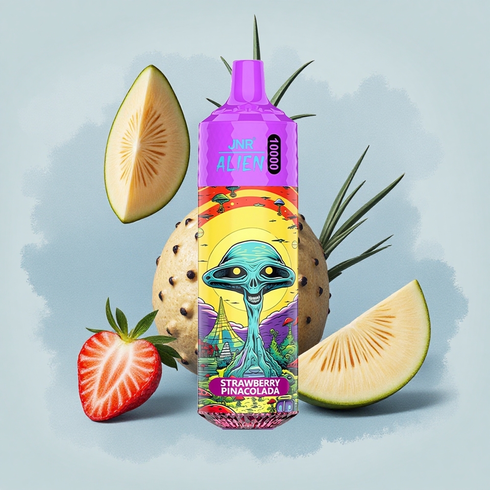 JNR Alien 10000 Ягодова Пиня Колада с RGB светлини и бързо зареждане