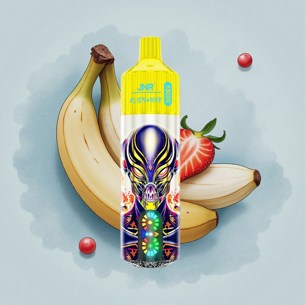 JNR Alien Max 18000 Ягода Банан Двойна Грижа 20 Вкуса