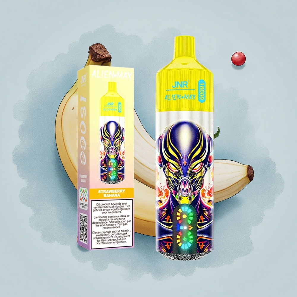 JNR Alien Max 18000 Ягода Банан Двойна Грижа 20 Вкуса