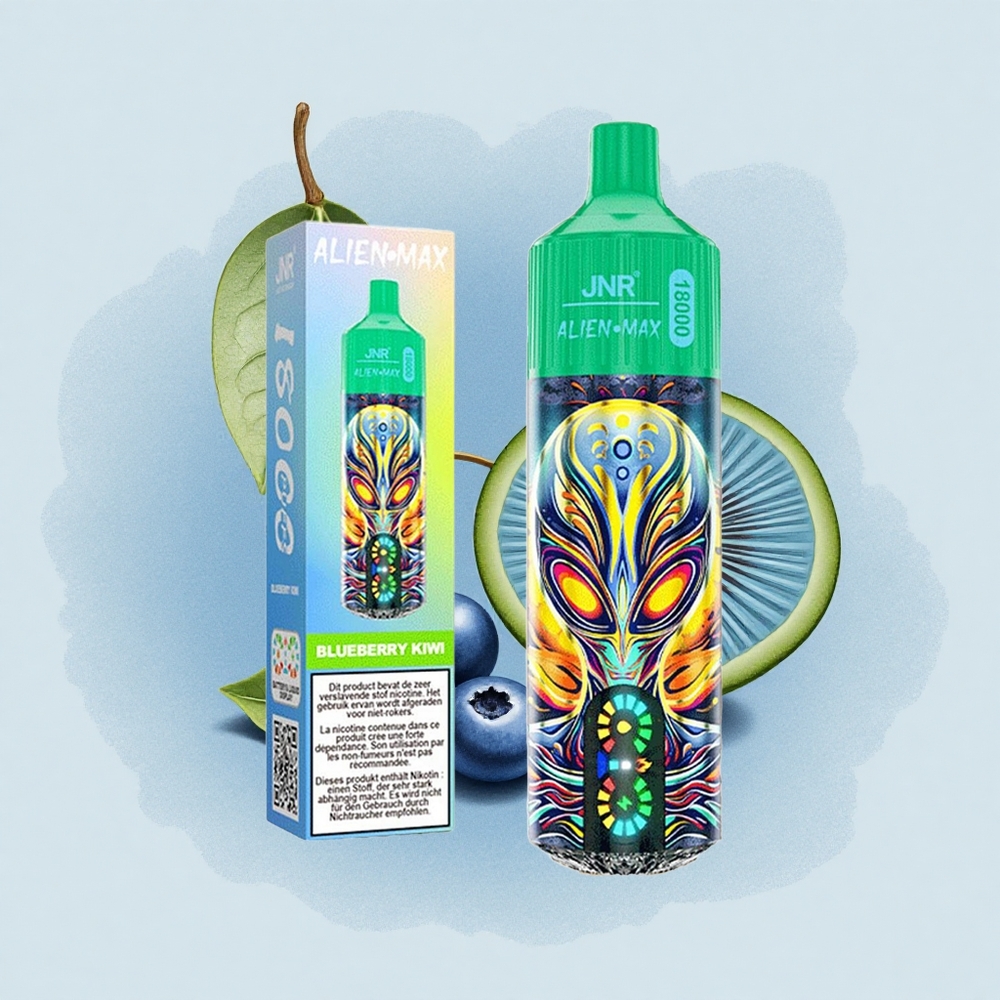 JNR Alien Max 18000 Боровинка Киви Двойна Мрежа & 28мл