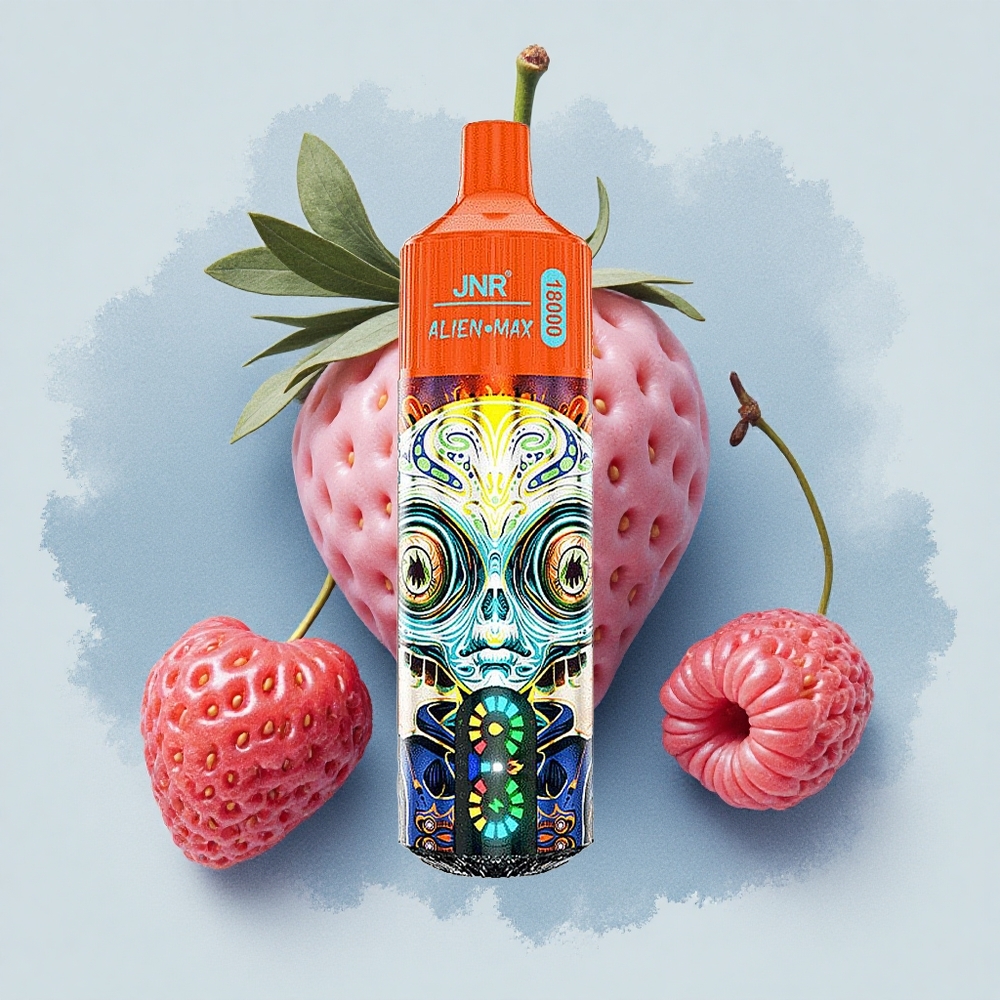 JNR Alien Max 18000 Ягода Малина Череша Dual Mesh LED 850mAh