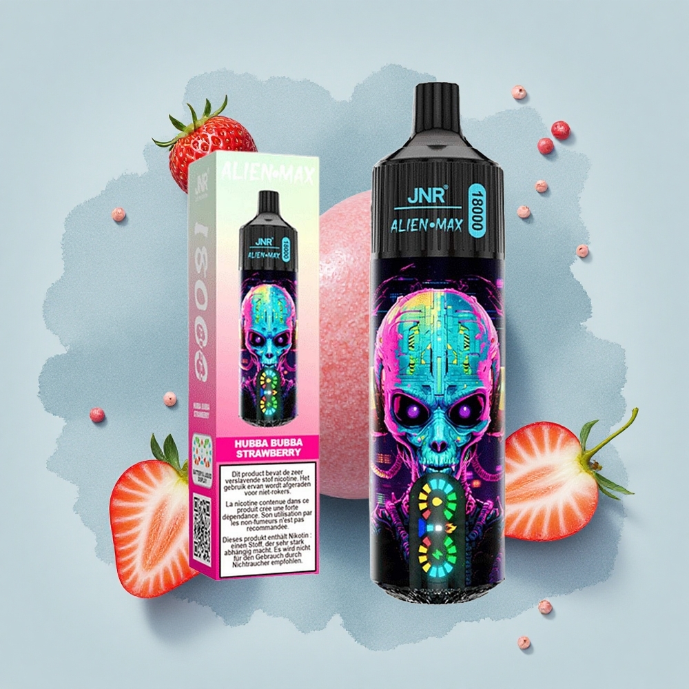 JNR Alien Max 18000 Хуба Баба Ягода Dual Mesh & LED