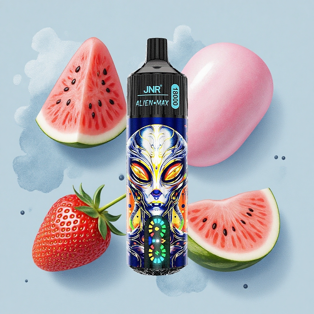 JNR Alien Max 18000 Ягода Диня Двойна Греда LED Балонче