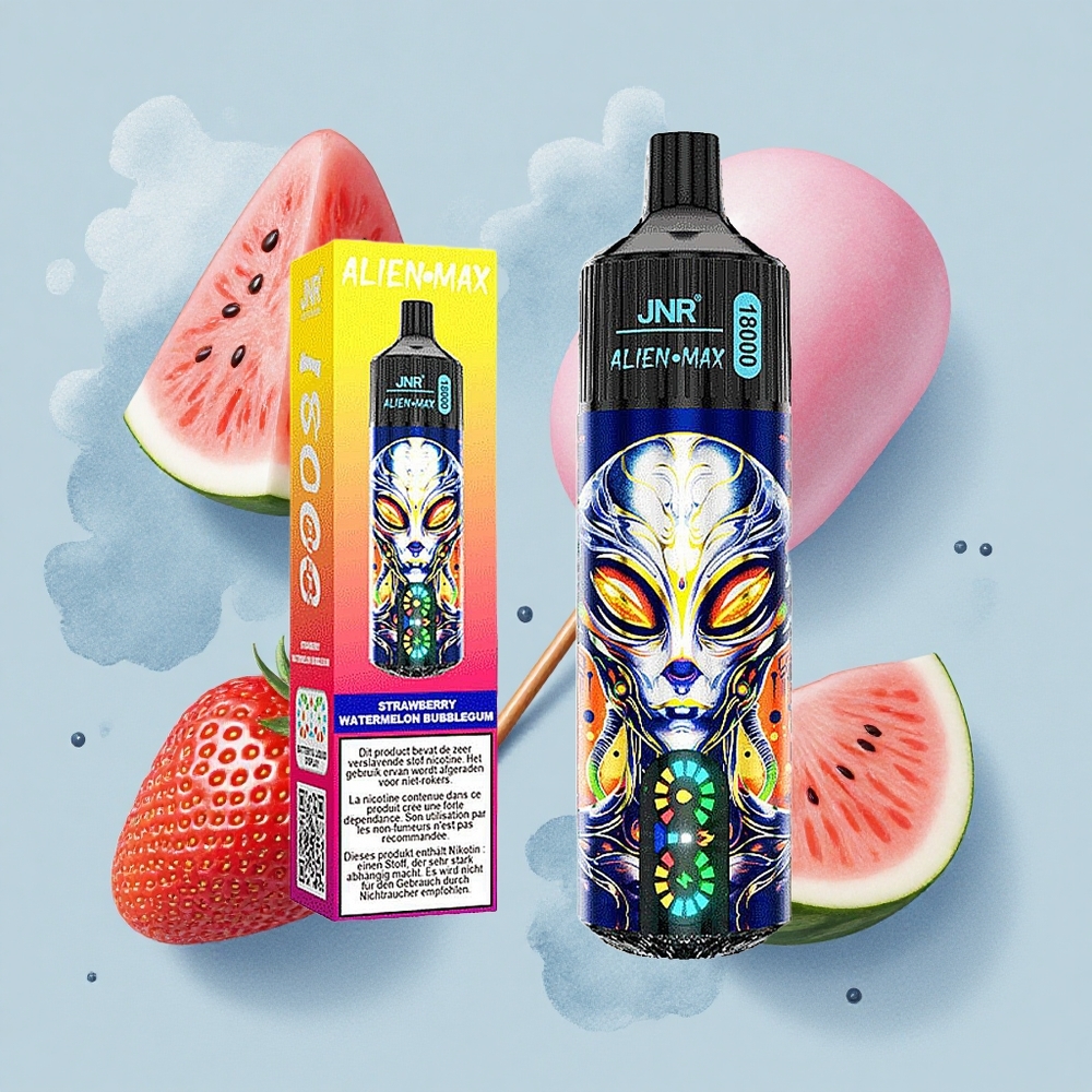 JNR Alien Max 18000 Ягода Диня Двойна Греда LED Балонче