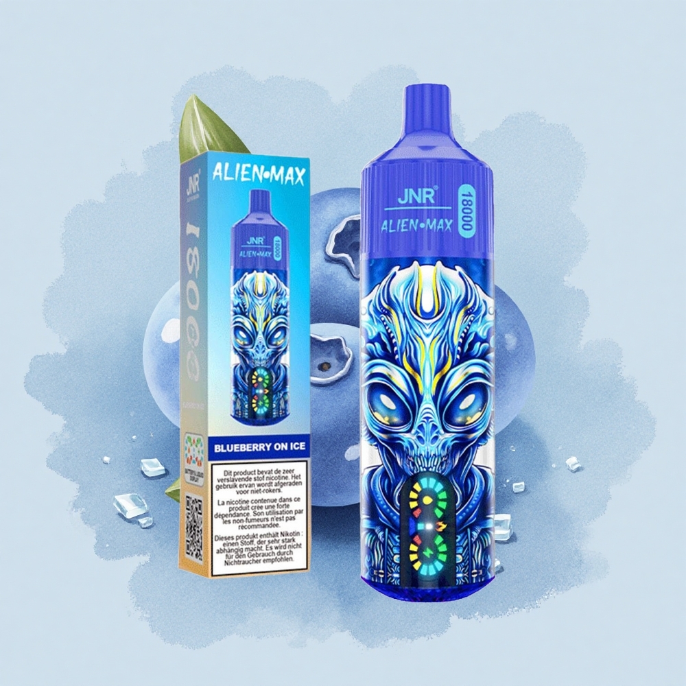 JNR Alien Max 18000 Боровинка На Лед с Двойна Мрежа и Бързо Зареждане