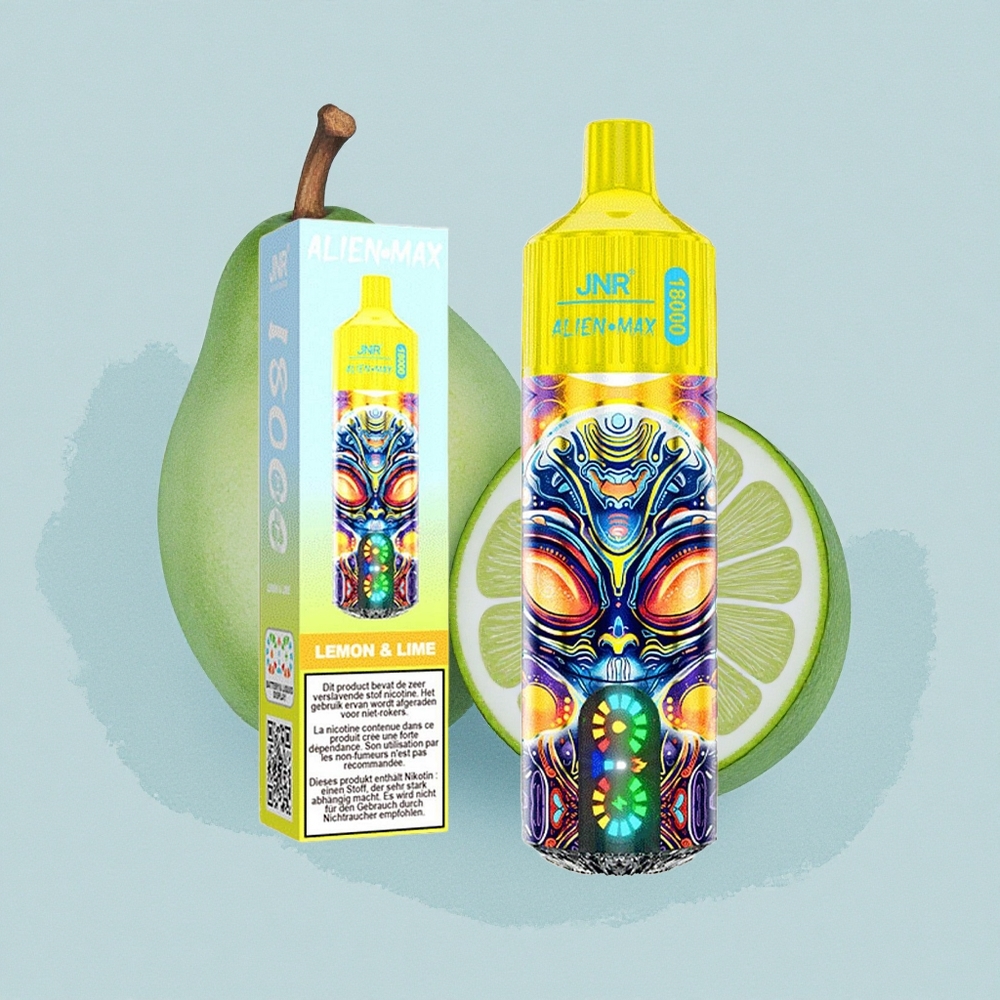 JNR Alien Max 18000 Лимон & Лайм с Двойна Греда и Бързо Зареждане