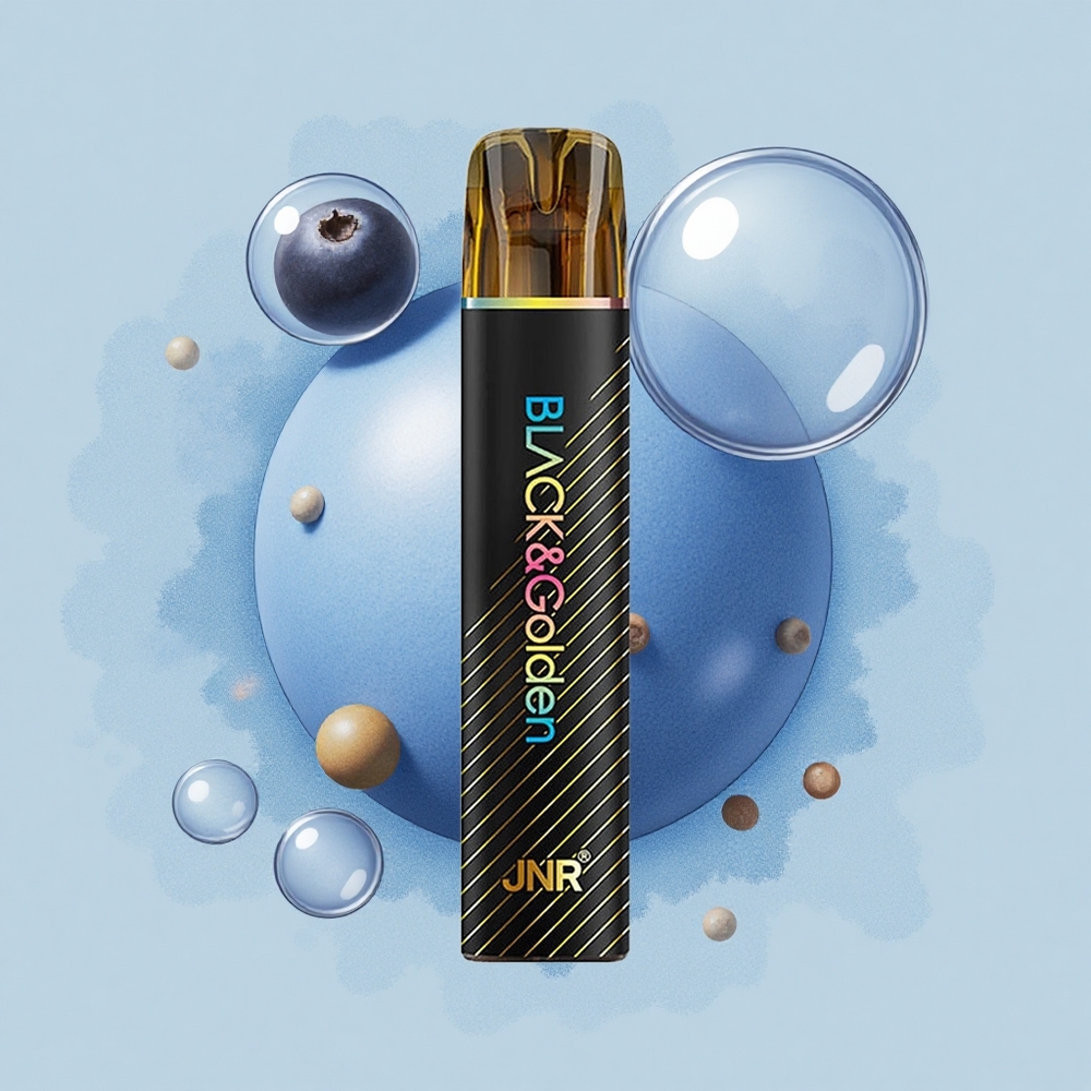 JNR Black&Golden 600+200 Боровинков балонче 800 пуфове 550mAh 2ml
