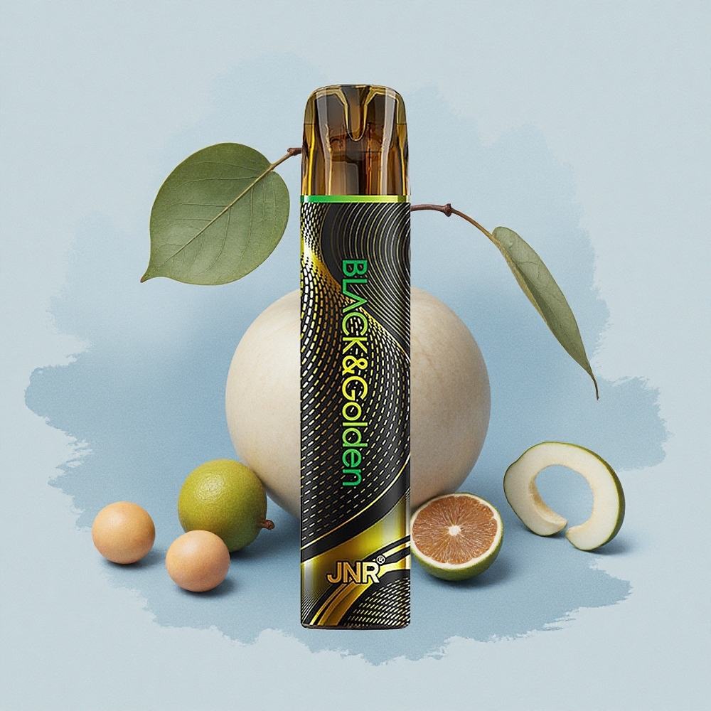 JNR Black&Golden 600+200 Страстен Чудовищен 800 Пуфа 550mAh 2ml