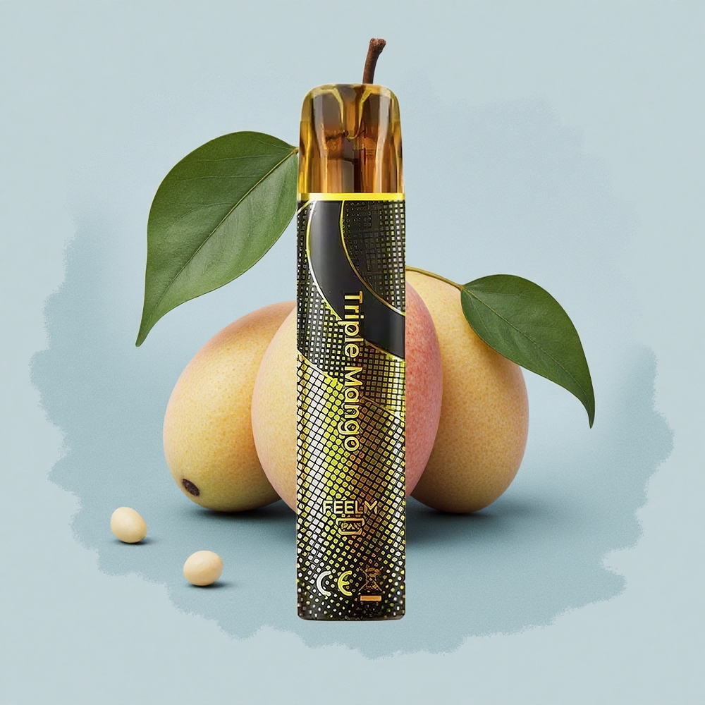 JNR Black&Golden 600+200 Тройна Манго 800 Пуфове 550mAh 2ml