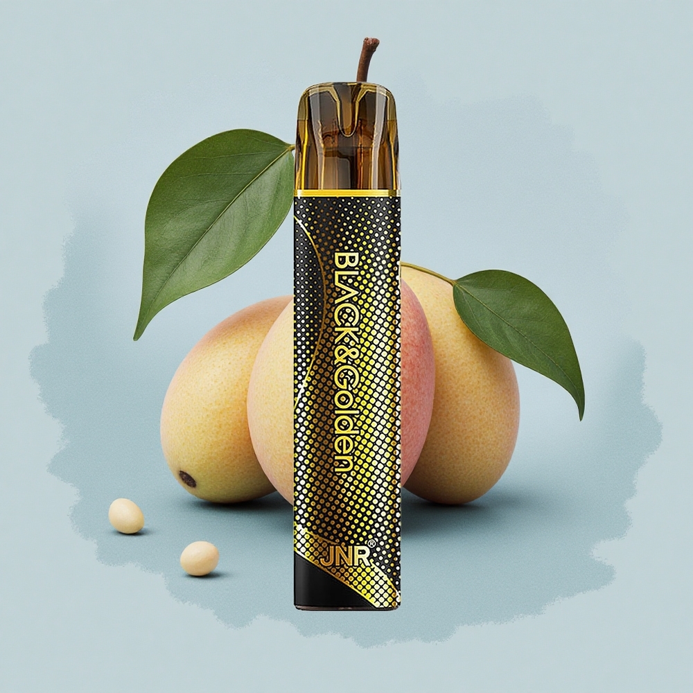 JNR Black&Golden 600+200 Тройна Манго 800 Пуфове 550mAh 2ml