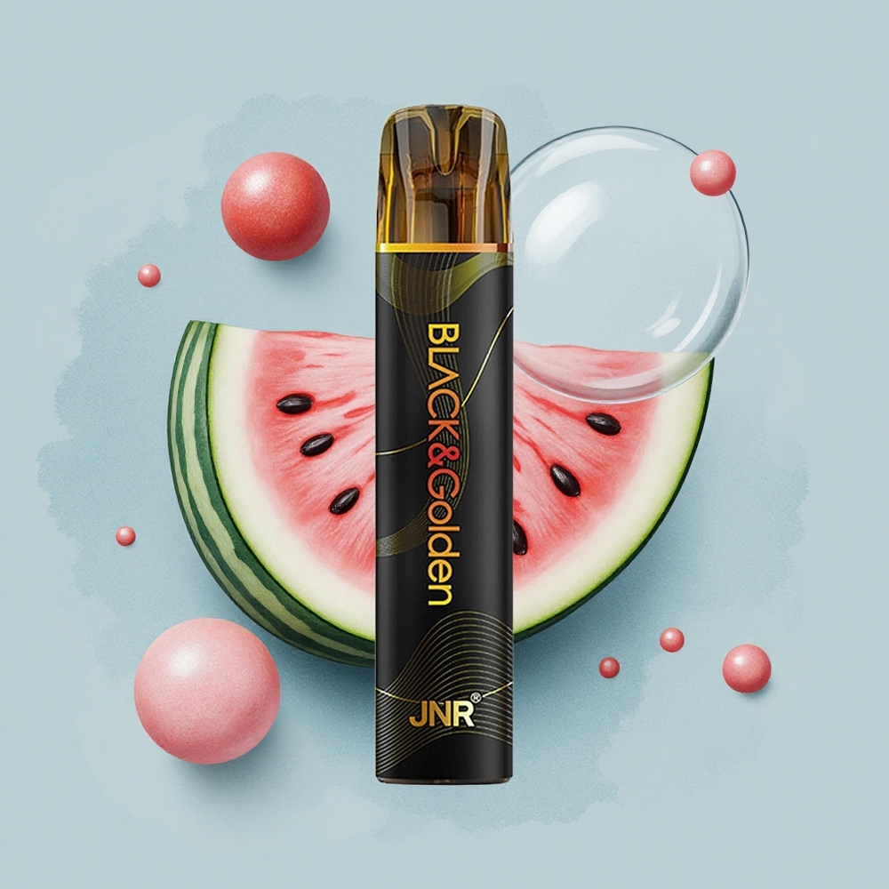 JNR Black&Golden 600+200 Динена Bubble Gum с 800 Въздуха и 2% Никотин