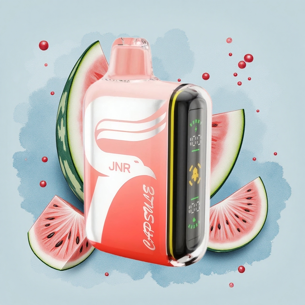 JNR Capsule 15000 Диня Brazz Леден с 20ml и Dual Mesh Coil