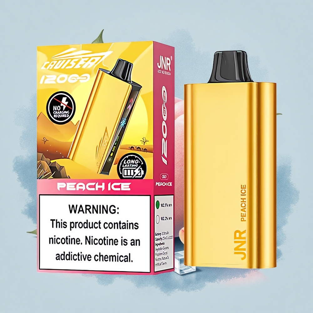 JNR Cruiser 12000 Праскова Лед с 25мл течност и Dual Mesh Coil