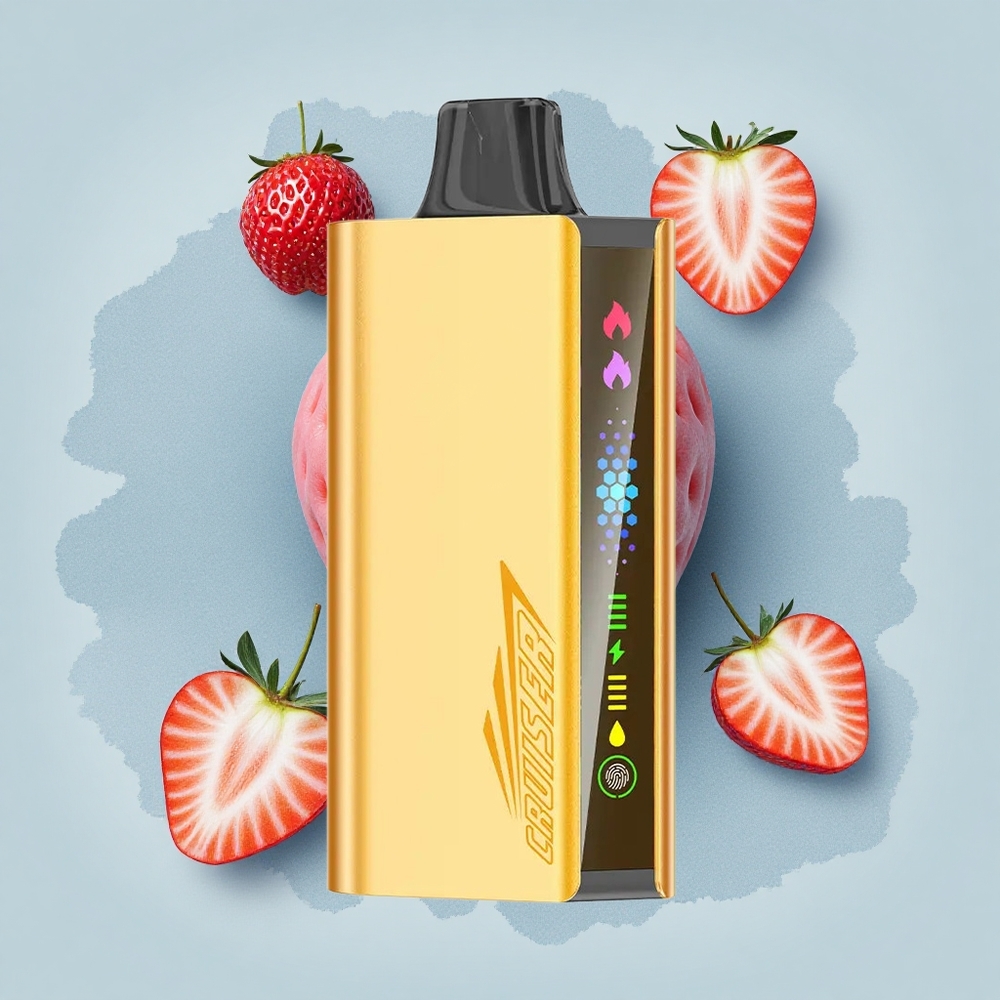 JNR Cruiser 12000 Чупа Чъпс Ягода с Dual Mesh Coil и Animation Screen Display