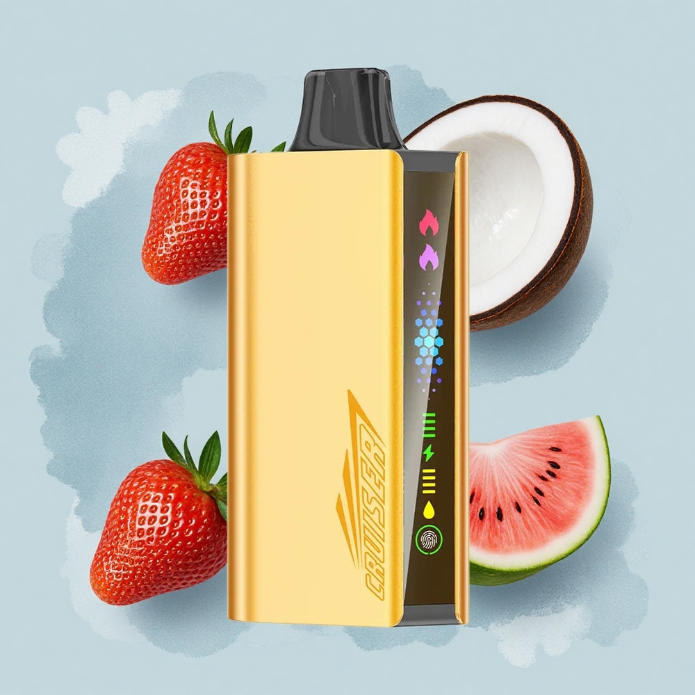 JNR Cruiser 12000 Ягода Кокос Диня Dual Mesh Coil Full-Metal Aluminum Body Animation Screen Display