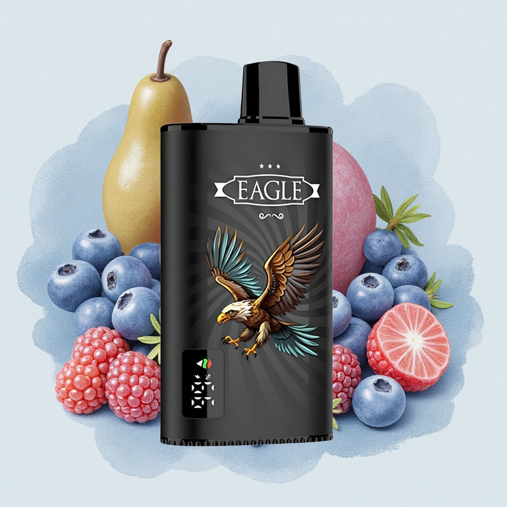 JNR EAGLE Smart 23000 Смесени Ягоди Цифров Екран 1.0ohm Мрежа Батерия 750mAh