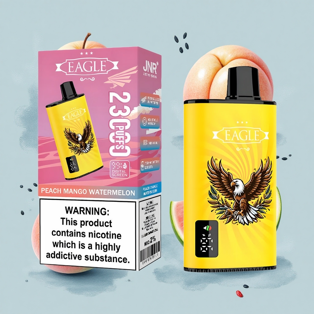 JNR EAGLE Smart 23000 Праскова Манго Диня с 25ml Вкус и Регулируем Въздушен Поток