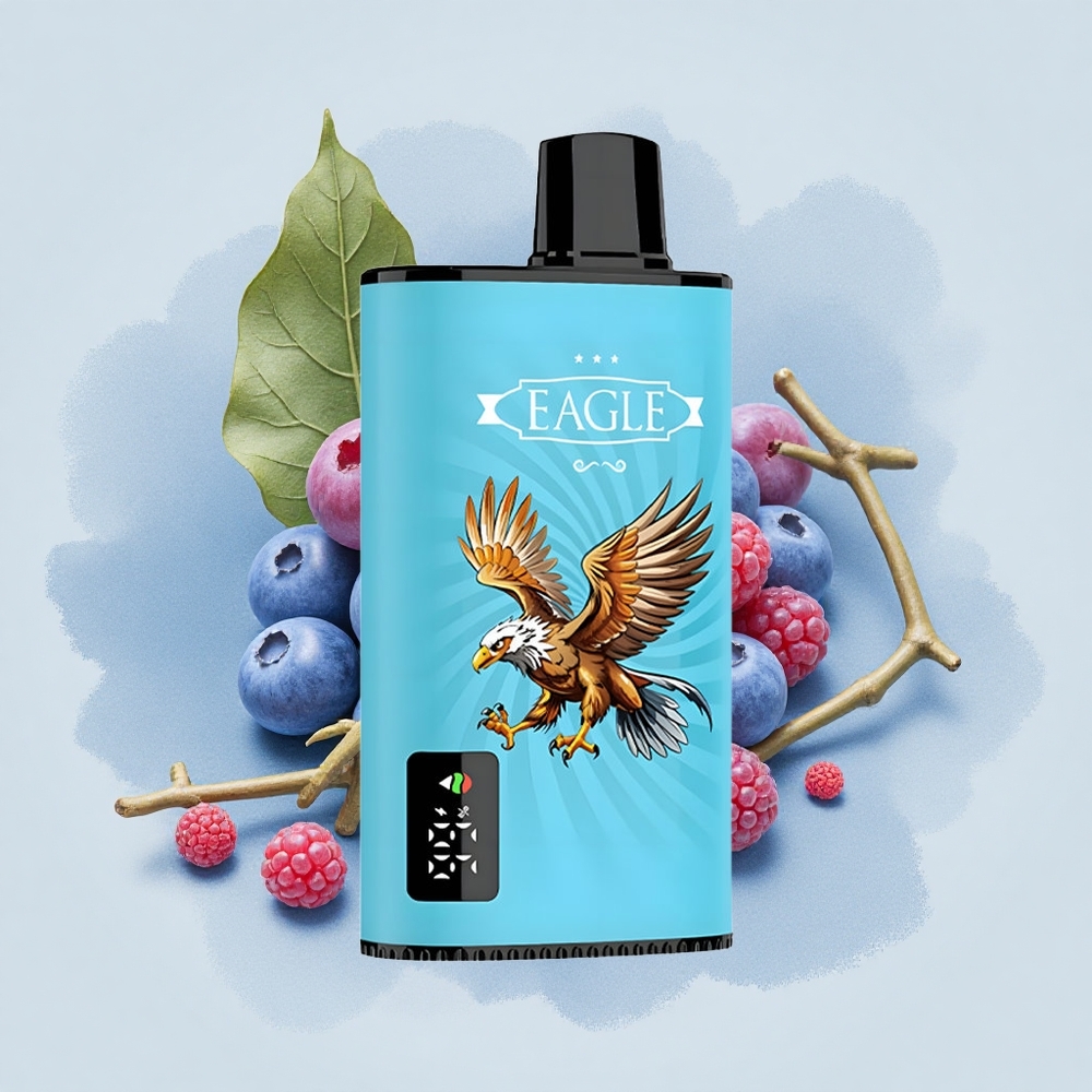 JNR EAGLE Smart 23000 Синьо боровинково кисело малиново с цифров дисплей и регулируем въздушен поток