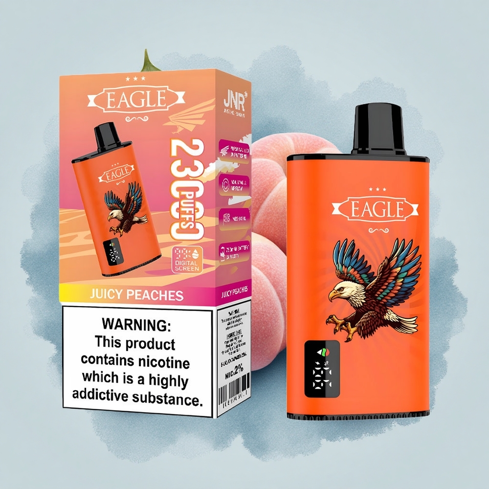 JNR EAGLE Smart 23000 Сочени Праскови с Цифров Екран, Мехова Намотка и Регулируем Въздушен Поток