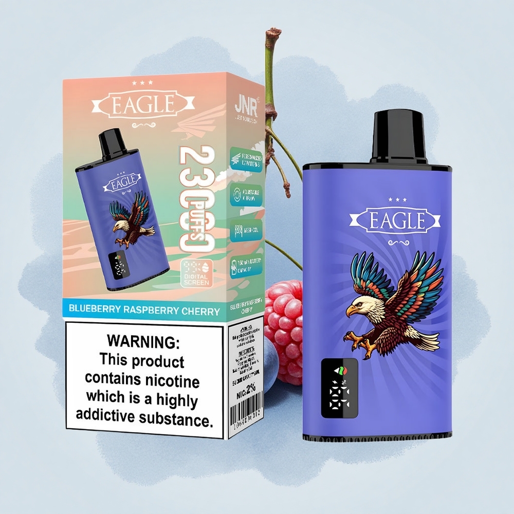 JNR EAGLE Smart 23000 Черена Малинова Боровинка с Цифров Екран и Регулируем Въздушен Поток