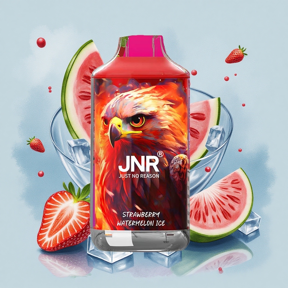 JNR Falcon 16000 Ягода Диня Лед 16000 Пуфове 22мл Двойна Мрежа