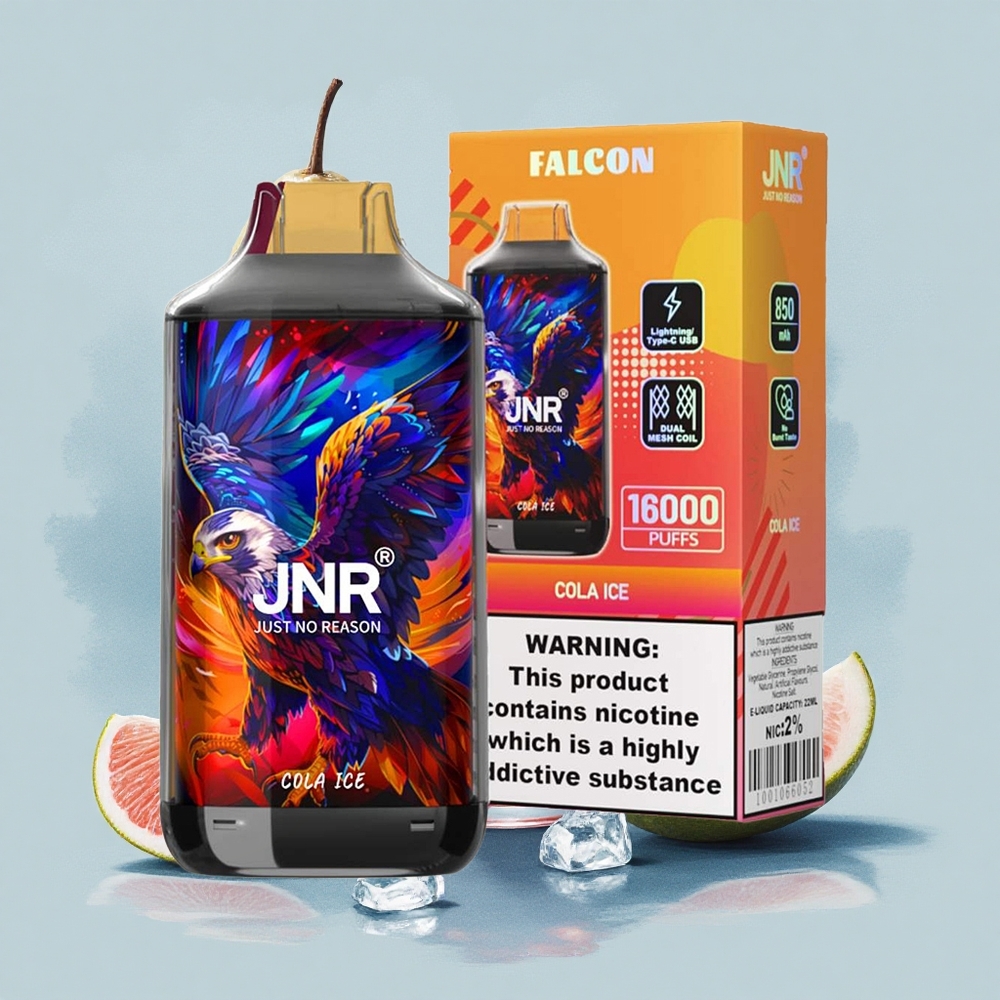 JNR Falcon 16000 Кола Лед 22ml Dual Mesh LED