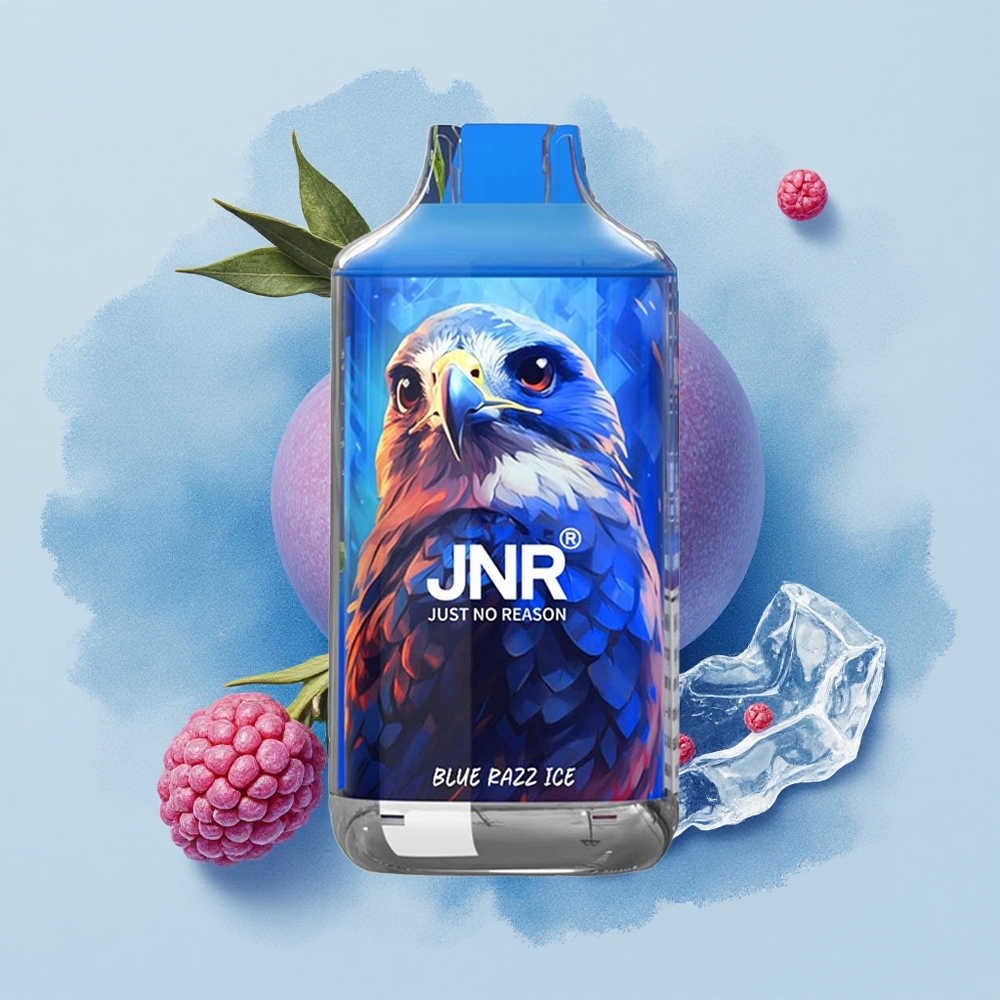 JNR Falcon 16000 Синьо Малинов Лед 850 mAh Dual Mesh