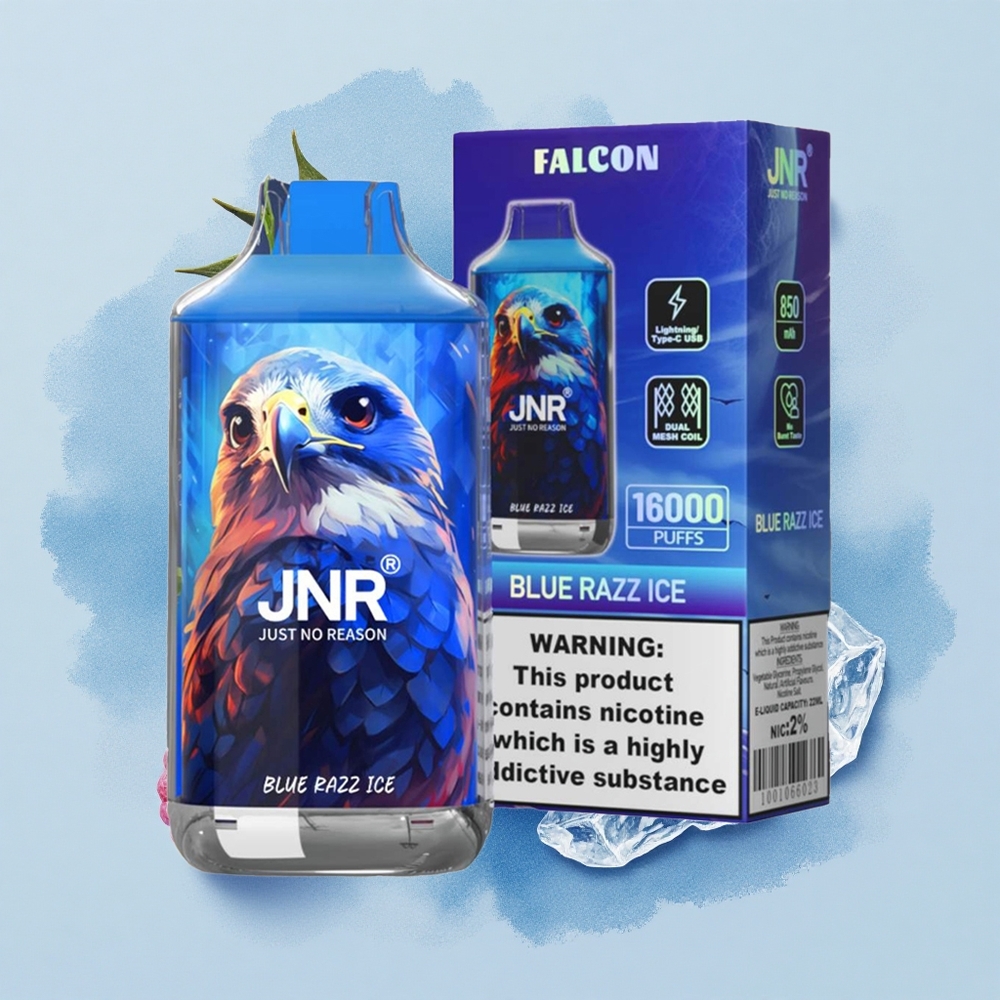 JNR Falcon 16000 Синьо Малинов Лед 850 mAh Dual Mesh