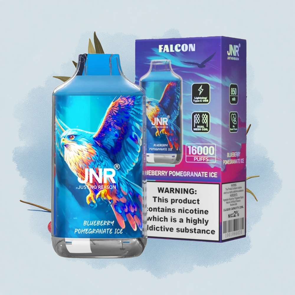 JNR Falcon 16000 Боровинково Нар Мраз с Двойна Мрежова Намотка и 850 mAh Батерия